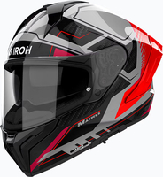 Airoh Matryx Rocket,  full face helmet,  color: Grey/Red/Black,  size: S