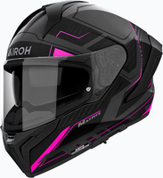 Airoh Matryx Rocket,  full face helmet,  color: Matt Black/Grey/Pink,  size: M