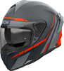 Airoh Spark 2 Spinner,  full face helmet,  color: Matt Dark Grey/Grey/Neon-Orange,  size: M