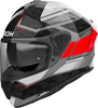 Airoh Spark 2 Zenith,  full face helmet,  color: Grey/Black/Red,  size: M