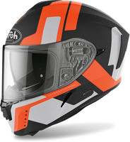 Airoh Spark Shogun,  integral helmet,  color: Matt Black/Orange/Light Grey,  size: XL