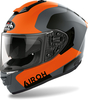 Airoh ST 501 Dock,  integral helmet,  color: Matt Black/Orange/Grey,  size: S