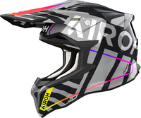 Airoh Strycker Brave,  cross helmet,  color: Grey/Black/Pink/Yellow,  size: M