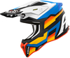 Airoh Strycker Glam,  motocross helmet,  color: Matt Black/Blue/White/Orange,  size: S