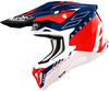 Airoh Strycker Skin,  cross helmet,  color: Red/White/Blue,  size: XL
