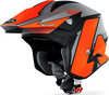 Airoh TRR S Pure,  jet helmet,  color: Matt Orange/Grey/Black,  size: L