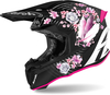 Airoh Twist 2.0 Mad,  cross helmet,  color: Matt Black/Pink,  size: XS