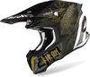 Airoh Twist 2.0 Sword,  integral helmet,  color: Matt Black/White/Gold/Grey,  size: XS