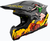 Airoh Twist 3 Adventure,  motocross helmet,  color: Matt Grey/Black/Orange/Yellow,  size: XL