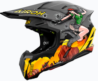 Airoh Twist 3 Adventure,  motocross helmet,  color: Matt Grey/Black/Orange/Yellow,  size: XL