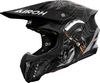 Airoh Twist 3 Arcade,  motocross helmet,  color: Matt Black/Grey,  size: S