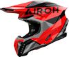 Airoh Twist 3 King,  motocross helmet,  color: Neon-Red/Black/Grey,  size: XS