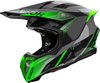 Airoh Twist 3 Shard,  motocross helmet,  color: Black/Grey/Neon-Green,  size: XS