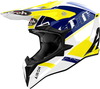 Airoh Wraaap Feel,  motocross helmet,  color: Blue/White/Neon-Yellow,  size: XXL