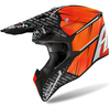Airoh Wraap Idol,  cross helmet,  color: Matt Orange/Black/Grey,  size: XL