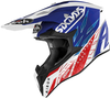Airoh Wraap Six Days 2022,  cross helmet,  color: White/Red/Blue,  size: S