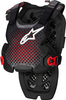 Alpinestars A-1,  chest protector Level-1,  color: White/Black/Red,  size: XXL