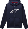 Alpinestars Ageless Zip V3,  zip hoodie,  color: Dark Blue/White,  size: XL