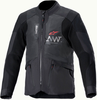 Alpinestars AMT 7 Air,  textile jacket,  color: Black/Dark Grey,  size: 4XL
