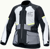 Alpinestars Andes Air,  textile jacket Drystar,  color: Light Grey/Dark Grey/Black/Neon-Yellow,  size: XL