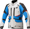 Alpinestars Andes V3 Honda,  textile jacket Drystar,  color: Light Grey/Blue/Red,  size: XXL