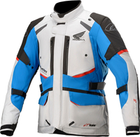 Alpinestars Andes V3 Honda,  textile jacket Drystar,  color: Light Grey/Blue/Red,  size: XXL