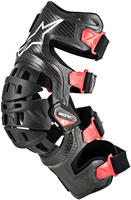 Alpinestars Bionic-10 Carbon,  knee protectors left,  color: Black/Red,  size: M