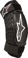 Alpinestars Bionic Action Kickstart,  elbow protectors youth,  color: Black/White,  size: 7/9