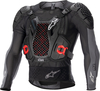 Alpinestars Bionic Plus V2,  protector jacket Level-2,  color: Black/Dark Grey/Red,  size: L
