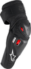 Alpinestars Bionic Pro Plasma,  elbow protectors,  color: Black/Red/White,  size: L/XL