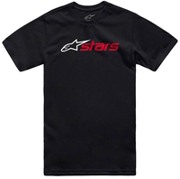 Alpinestars Blaze 2.0 CSF,  t-shirt,  color: Black/White/Red,  size: S