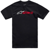 Alpinestars Blaze 2.0 CSF,  t-shirt,  color: Black/White/Red,  size: XXL