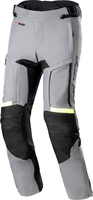 Alpinestars Bogotá Pro 3S,  textile pants Drystar,  color: Light Grey/Black/Neon-Yellow,  size: 3XL