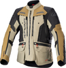 Alpinestars Bogotá Pro,  textile jacket Drystar,  color: Black/Beige/Light Brown,  size: 3XL