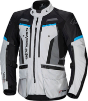 Alpinestars Bogotá Pro,  textile jacket Drystar,  color: Light Grey/Black/Grey/Light Blue,  size: 4XL