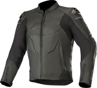 Alpinestars Caliber,  leather jacket,  color: Black,  size: 56