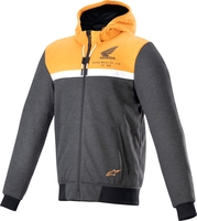 Alpinestars Chrome Street Honda,  textile jacket,  color: Grey/Black/Orange,  size: L