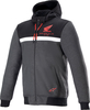 Alpinestars Chrome Street Honda,  textile jacket,  color: Grey/Black/Red,  size: S