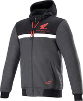 Alpinestars Chrome Street Honda,  textile jacket,  color: Grey/Black/Red,  size: XXL