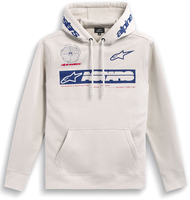 Alpinestars Conversion,  hoodie,  color: White/Dark Blue,  size: XL