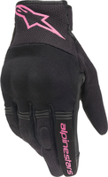 Alpinestars Copper,  gloves women,  color: Black/Pink,  size: S