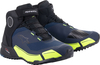 Alpinestars CR-X,  shoes Drystar,  color: Black/Dark Blue/Neon-Yellow,  size: 9.5 US