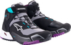 Alpinestars CR-X,  shoes Drystar women,  color: Black/Grey/Turquoise/Purple,  size: 9.5 US
