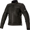 Alpinestars Crosshill Air,  textile jacket waterproof women,  color: Black/Black,  size: XXL