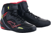 Alpinestars Faster 3 Rideknit 2022,  shoes,  color: Black/Red/Neon-Yellow,  size: 10 US