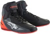 Alpinestars Faster 3,  short boots,  color: Black/White/Red,  size: 9 US