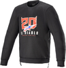 Alpinestars FQ20 Legit Crew,  pullover,  color: Black/Light Red,  size: 4XL