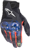Alpinestars FQ20 SMX-1 Air V2 Monster,  gloves,  color: Black/Blue/Light Red/Green,  size: XL