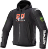 Alpinestars FQ20 Zaca Air Monster,  textile jacket waterproof,  color: Black/White,  size: XL