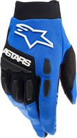 Alpinestars Full Bore S22,  gloves,  color: Blue/Black/White,  size: XL